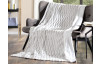 Kožešinová deka Fox 150x200 cm, stříbrná