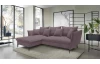 Rohová sedací souprava Gloss, starorůžová látka, levý roh