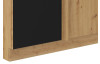 Dolní rohová kuchyňská skříňka Modena, 90 cm, dub artisan/černá