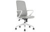 Kancelářská židle s područkami Makarea, světle šedá