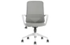 Kancelářská židle s područkami Makarea, světle šedá