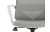Kancelářská židle s područkami Makarea, světle šedá