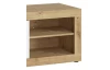 TV skříňka Brilon, 150 cm, dub artisan/bílá