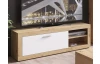 TV skříňka Brilon, 150 cm, dub artisan/bílá