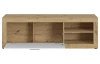 TV skříňka Brilon, 150 cm, dub artisan/bílá