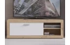 TV skříňka Brilon, 150 cm, dub artisan/bílá