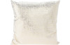 Dekorační polštář Cushion 45x45 cm, krémový lesklý