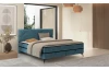 Postel Parana 180x200 cm, modrá aqua sametová látka