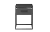 Noční stolek s 1 zásuvkou Suna, grafitový