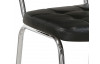 Jídelní židle Emilia, černá ekokůže