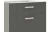 Dolní kuchyňská zásuvková skříňka Grey 60D3S, 60 cm