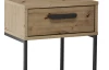 Noční stolek s 1 zásuvkou Suna, dub artisan