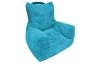 Dětské křeslo Tobi Plus, tyrkysová strukturovaná látka