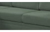 Rohová sedací souprava Robin, zelená látka, levý roh
