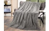 Flanelová deka Cashmere Dots 220x240 cm, šedá