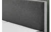 Postel boxspring Aston 160x200 cm, středně šedá látka