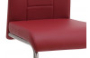 Jídelní židle Cindy, červená ekokůže