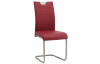 Jídelní židle Cindy, červená ekokůže