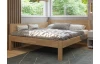 Rohová postel se zástěnou vlevo Fava L 180x200 cm, přírodní buk