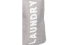 Koš na prádlo Laundry 33x55 cm, šedá látka