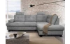 Rohová sedačka Roxy, holubí šedá látka, pravý roh