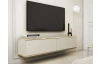 Závěsná TV skříňka Orfeo, 135 cm, béžová/zlatá