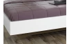 Postel s nočními stolky Burano 160x200 cm, bílá/fialová