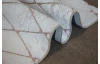 Koberec Králík 160x240 cm, béžový, vzor diamant