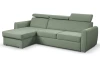 Rohová sedací souprava Mistic, rákosově zelená látka