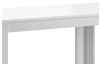 Rozkládací jídelní stůl Titan 160x90 cm, bílý