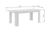 Rozkládací jídelní stůl Titan 160x90 cm, bílý