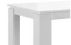 Rozkládací jídelní stůl Titan 160x90 cm, bílý