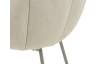Jídelní židle Pina, béžová strukturovaná látka