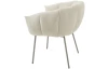 Jídelní židle Pina, béžová strukturovaná látka