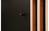 Komoda Monea 118 cm, černá/dub artisan