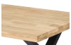 Konferenční stolek z dubového dřeva Chris X, 110x70 cm