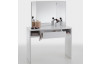 Kosmetický stolek se zrcadlem Jolien, bílý