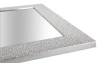 Nástěnné zrcadlo Glamour 40x120 cm, stříbrná struktura