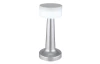 Nabíjecí stolní LED lampa Angelika, nikl/bílá