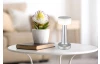 Nabíjecí stolní LED lampa Angelika, nikl/bílá