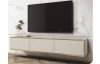 Závěsná TV skříňka Orfeo, 175 cm, béžová/zlatá