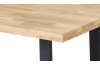 Konferenční stolek z dubového dřeva Chris U, 110x70 cm