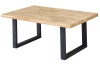 Konferenční stolek z dubového dřeva Chris U, 110x70 cm