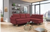 Rohová sedací souprava Danny, červená látka