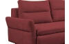 Rohová sedací souprava Danny, červená látka