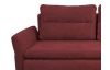 Rohová sedací souprava Danny, červená látka