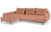 Rohová sedací souprava Dream, lososová látka, levý roh