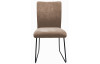 Jídelní židle Sephia, světle hnědá strukturovaná látka