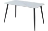 Jídelní stůl Cody 140x80 cm, imitace bílého mramoru