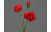Umělá květina 48 cm, červená